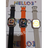 Watch Ultra Hello 3 Plus ( 4 KORDON HEDİYELİ  ) Amoled Ekran Tüm Telefonlara Uyumlu Akıllı Saat - 1