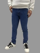 Erkek Dar Paça Özel New Okyanus Mavisi Kot Pantolon thumbnail 7