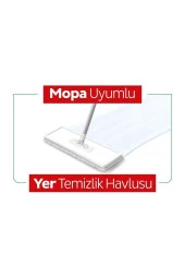 Sleepy Easy Clean Beyaz Sabun Katkılı Mopa Uyumlu Yer Temizlik Havlusu 6X50 (300 Yaprak) - 5