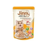 Jinny Gravy Ton ve Somon Etli Kedi Konserve Mama 70 gr - 1