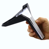 Moda Lüks Mobilya Oturma Grubu Kanepe Tv Ünitesi Konsol Koltuk Ayağı Baza Ayakları Siyah Krom 17 Cm - 6