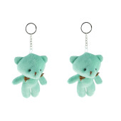 Anahtarlık pelüş Ayıcık Anahtarlık İkili Set Turkuaz 12 Cm - 1