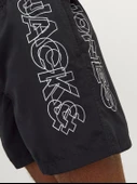 JACK JONES Yazılı Erkek Deniz Şortu 12253118 - 5