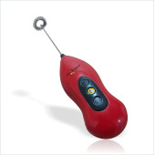 Kırmızı Paslanmaz Şaft ve Yaylı Süt Americano Expresso Machiato Türk Kahvesi Kahve Köpürtücü Çırpıcı - 4