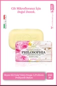 Nesti Dante Philosophia Prebiotic Katı Sabun 250 gr | Besleyici ve Nemlendirici |Beyaz Kil, Yulaf Sütü, Omega 3 - 1