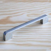 Mobilya Kulp Mutfak Dolabı Çekmece Dolap Kulpları Kapak Kulpu Kulbu Krom Renk 160 mm Metal thumbnail 3