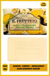 Sabun IL Frutteto Limon ve Bergamot Vegan Bakım 250 g - 1