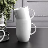 GÜRAL PORSELEN Elit 2 Adet 220 cc Mug Bardak - 4