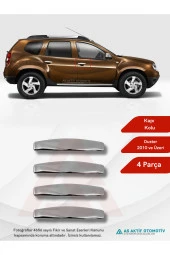 Dacia Duster Suv Kapı Kolu 4 Parça 2010 ve Üzeri Krom Paslanmaz Çelik - 1