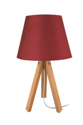 Modelight Bambu Ayak Bordo Şapka Deko Abajur thumbnail 1