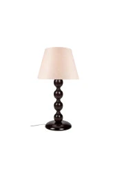 Modelight Boncuk Abajur Büyük Venge Ayak/Bej Şapka thumbnail 1