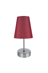 Modelight Estelya Abajur Krom - Bordo thumbnail 1