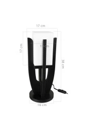 Modelight Siyah Helena Abajur thumbnail 2