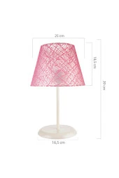 Modelight Sarah Abajur Krem Ayak / Pembe File Şapka thumbnail 2