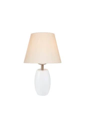 Modelight Top Abajur Beyaz Ayak / Krem Şapka thumbnail 2