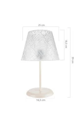 Modelight Sarah Abajur Krem Ayak / Beyaz File Şapka thumbnail 2