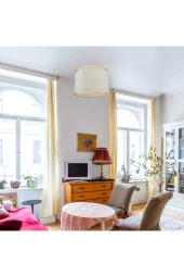 Modelight 28'Lik Kumaş Sarkıt Hoop Krem thumbnail 3