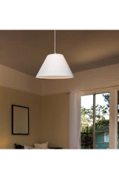 Modelight 35'Lik Kumaş Sarkıt Trıa Beyaz thumbnail 2