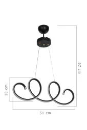 Modelight Afra Ledli Avize - Günışığı thumbnail 4