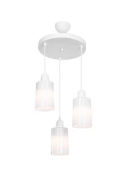 Modelight Aksel 3'lü Avize Opal Optik Camlı Beyaz thumbnail 2