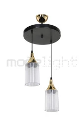 Modelight Aksel 2li Siyah / Gold Dekoratif Duylu thumbnail 2