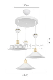 Modelight Akses Karo / Krom 3lü Maya Sarkıt thumbnail 3