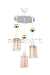 Modelight Akses 3lü Bal Camlı Beyaz Avize Salon-oturma Odası-çocuk Odası-yatak Odası-yemek Odası-antre-mutfak thumbnail 2