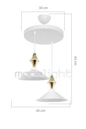 Modelight Akses Küre /karo 2li Maya Sarkıt thumbnail 3