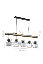 Modelight Akya 5li Avize thumbnail 3