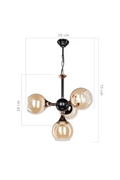 Modelight Armin 4lü Avize thumbnail 1