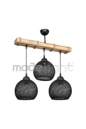 Modelight Aspen 3lü Avize - Siyah Yumak Toplu/salon-oturma Odası-çocuk Odası-yemek Odası-mutfak-antre-hol thumbnail 4