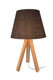 Modelight Bambu Ayak Siyah Şapka Deko Abajur thumbnail 2