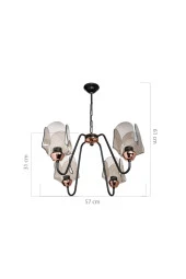 Modelight Brina 4lü Avize thumbnail 4