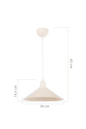 Modelight Büyük Maya Sarkıt Krem thumbnail 3