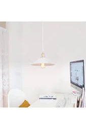 Modelight Büyük Maya Tekli Antik Sarkıt Beyaz thumbnail 1