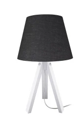 Modelight Deko Abajur Beyaz Ayak / Siyah Şapka thumbnail 1