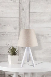 Modelight Deko Abajur Beyaz Ayak / Kumbeji Şapka thumbnail 3