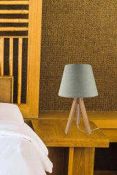 Modelight Deko Abajur Bambu Ayak / Yeşil Şapka thumbnail 3