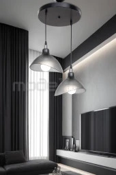 Modelight ESTA 2Lİ AVİZE FÜME SALON-OTURMA ODASI-ÇOCUK ODASI-YEMEK-YATAK ODASI--ANTRE-MUTFAK thumbnail 1