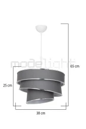 Modelight DORYA SARKIT KOYU GRİ-KROM EKAMELİ SALON-OTURMA ODASI-ÇOCUK ODASI-YEMEK-YATAK ODASI--ANTRE-MUTFAK thumbnail 4