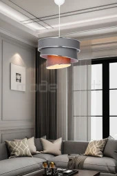 Modelight DORYA SARKIT KOYU GRİ-KROM EKAMELİ SALON-OTURMA ODASI-ÇOCUK ODASI-YEMEK-YATAK ODASI--ANTRE-MUTFAK thumbnail 1