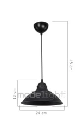 Modelight Doha Metal Sarkıt Siyah thumbnail 3