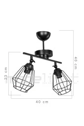 Modelight Ekinoks 2li Avize thumbnail 4