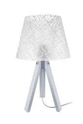 Modelight Gri Ayak File Beyaz Şapka Deko Abajur thumbnail 1