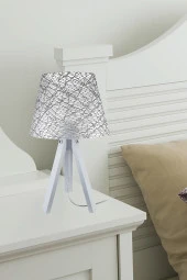 Modelight Gri Ayak File Gri Şapka Deko Abajur thumbnail 2