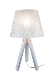 Modelight Gri Ayak File Beyaz Şapka Deko Abajur thumbnail 2