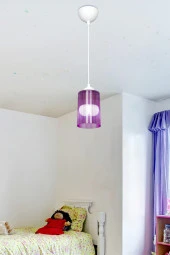 Modelight Fuşya Optik Promo Sarkıt - Çift Ampul Görünümlü thumbnail 1