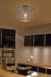Modelight GOZA 30 CM SİLİNDİR PLAFONYER AVİZE SİYAH ARTI DESEN SALON-ÇOCUK-YEMEK-YATAK ODASI-ANTRE-MUTFAK thumbnail 1