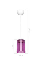 Modelight Fuşya Optik Promo Sarkıt - Çift Ampul Görünümlü thumbnail 4