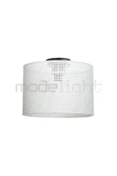 Modelight GOZA 30 CM SİLİNDİR PLAFONYER AVİZE HASIR BEYAZ SALON-OTURMA-ÇOCUK-YEMEK-YATAK ODASI--ANTRE-MUTFAK thumbnail 3